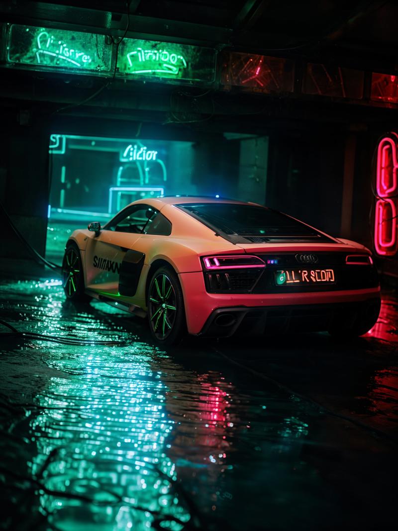 01776-2746877263-audir84ssports car, ((island sanctuary)), ((ancient fallen kingdom)), ((reflections in water)), ((raytracing)), ((drowned city)).jpg